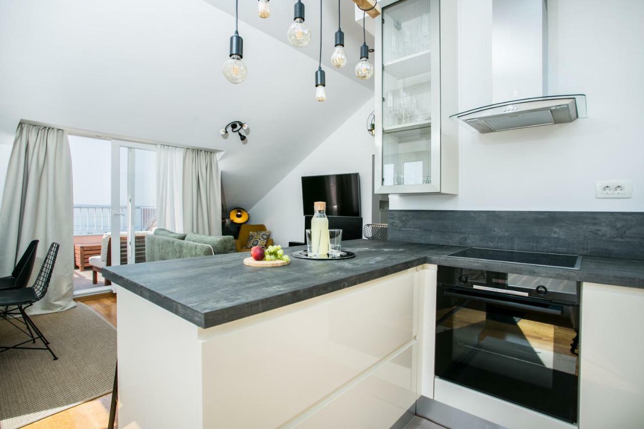 Luxury Penthouse Queen Apartment Split Bagian luar foto
